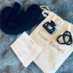 Mane Label Hair Co Heatless Curling Set – Soft Curl Rod, Clip & Scrunchies